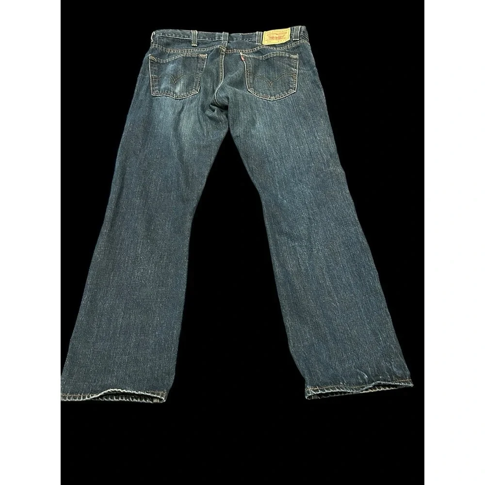 Levi's Vintage 511 Slim Fit Medium Wash Blue Denim Jean, 38x30 (35x30) 100% Cot